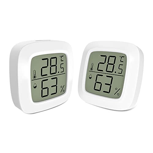 ARCELI 2 Stück Thermometer Hygrometer Innenthermometer Digital Hygrometer Mini Zimmerhygrometer Haus Thermometer, für Innen, Schlafzimmer, Brutmaschine, Umkleidekabine etc von ARCELI