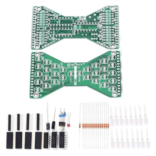 ARCELI Elektronische Sanduhr Bausatz（Blau） DIY elektronische Sanduhr Elektronisches Lötübungsset LED Uhr Bausatz Einzigartiges Sanduhren Set von ARCELI