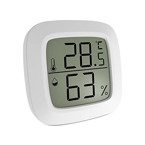ARCELI Mini Thermometer Hygrometer Digital Innenthermometer Tragbar Hygrometer für Innenbereich Temperatur und Feuchtigkeitskontrolle für Haus, Schlafzimmer, Brutmaschine, Umkleidekabine etc von ARCELI