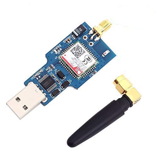 ARCELI USB GSM GPRS Funkmodul Quad-Band, 850/900/1800 / 1900MHz, T USB-Chip Unterstützung 2G Netzwerk SMS-Datenübertragung mit Antenne von ARCELI