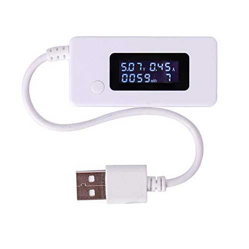 ARCELI White Tail LCD-Hintergrundbeleuchtung LCD-Digitalanzeige USB-Amperemeter Voltmeter Ladekapazität Prüftisch Detektor von ARCELI