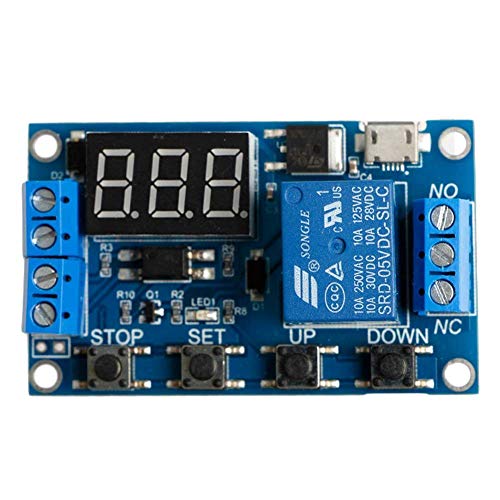 ARCELI speichern 6-30 V Einstellbare Relais Timer Zyklus Modul Schalter Trigger Zeitverzögerung Platine von ARCELI