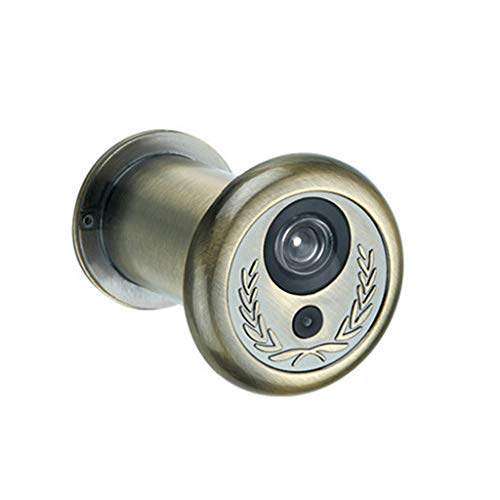 ARCH Red Bronze 180-Grad-Zuschauer Guckloch -Türspion Türklingel Mit Heavy Duty Datenschutzabdeckung for Home Security (Color : Green Bronze- Thickness 60~105MM) von ARCH