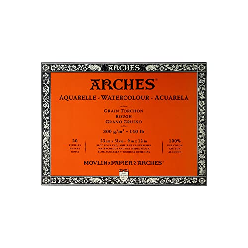 ARCHES 1795085 Aquarellblock, Holz, weiß, 31 x 23 x 1 cm ARCHES 1795085 Aquarellblock, Holz, weiß, 31 x 23 x 1 cm von ARCHES