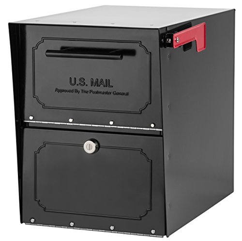 Architectural Mailboxes 6200B-10 Oasis Jr. Briefkasten mit Verriegelung, Schwarz von ARCHITECTURAL MAILBOXES