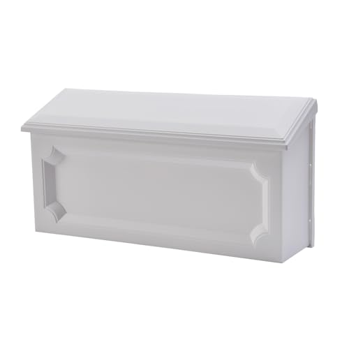 Architectural Mailboxes Windsor Briefkasten, kleine Kapazität, Kunststoff, Wandmontage, Weiß von ARCHITECTURAL MAILBOXES