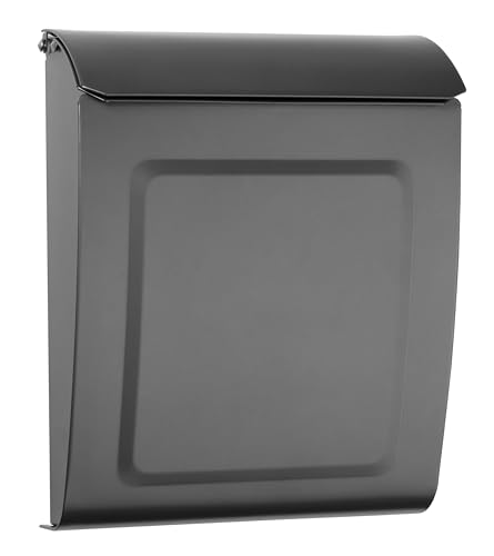 Aspen Locking Wall Mount Mailbox, Letterbox, Postbox Graphite von ARCHITECTURAL MAILBOXES