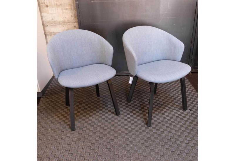 ARCO Essgruppe 2er-Set Stuhl Close Stoff Blau von ARCO
