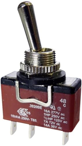 Arcolectric (Bulgin Ltd.) C3900BEAAA C3900BEAAA Kippschalter 250 V/AC 16A 1 x Aus/EIN IP67 rastend 1 von ARCOLECTRIC