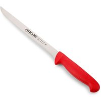 Filetiermesser Arcos Farbe - Prof 295122 in Nitrum Edelstahl und mango ergonomisches rotes Polypropylen und 20 cm Klinge, Vitrine von ARCOS