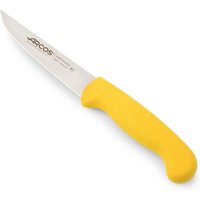 Gemüsemesser Arcos 2900 - Prof 290100 rostfreier Stahl Nitrum mango ergonomisches gelbes Polypropylen und 10 cm Klinge, Display-Abdeckung Gemüsemesser Arcos 2900 - Prof 290100 rostfreier Stahl Nitrum mango ergonomisches gelbes Polypropylen und 10 cm Klinge, Display-Abdeckung von ARCOS