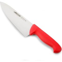 Kochmesser Arcos Farbe - Prof 290722 Edelstahl Nitrum und mango ergonomische rote Polypropylenklinge und 20 cm Klinge, Vitrine Kochmesser Arcos Farbe - Prof 290722 Edelstahl Nitrum und mango ergonomische rote Polypropylenklinge und 20 cm Klinge, Vitrine von ARCOS