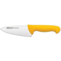 Kochmesser Arcos Farbe - Prof 292000 aus Nitrum-Edelstahl und mango ergonomisches gelbes Polypropylen und 15 cm Klinge, Vitrine von ARCOS