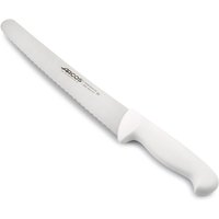 Konditormesser Arcos Farbe - Prof 293224 aus Nitrum-Edelstahl und mango ergonomisches weißes Polypropylen mit 25 cm Klinge, Vitrine Konditormesser Arcos Farbe - Prof 293224 aus Nitrum-Edelstahl und mango ergonomisches weißes Polypropylen mit 25 cm Klinge, Vitrine von ARCOS