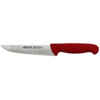 Küchenmesser Arcos 2900 - Prof 290522 aus Nitrum-Edelstahl und mango ergonomisches rotes Polypropylen und 15 cm Klinge, Vitrine von ARCOS