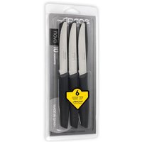 Nova table set - Set aus 6 Tischmessern mit gezahnter Klinge und abgerundeter Spitze, ideal zum Schneiden von Speisen bei Tisch. von ARCOS