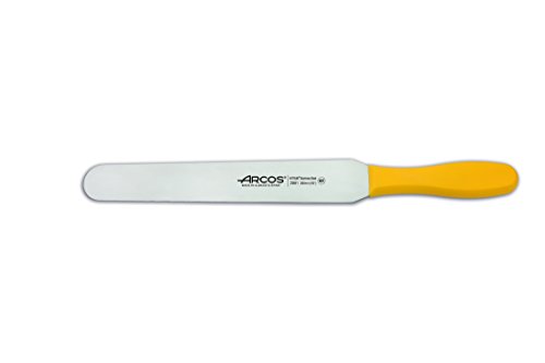Arcos Serie 2900 - Küchenspatel - Klinge Nitrum Edelstahl 250 mm - HandGriff Polypropylen Farbe Gelb von Arcos