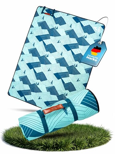 ARCTA® Picknickdecke wasserdicht 200×150?cm – Faltbare Stranddecke & Outdoor Decke für 4–6 Personen – Leichte Campingdecke mit Tragegriff – Große Picnic Blanket & Picknickdecke für Camping & Strand von ARCTA