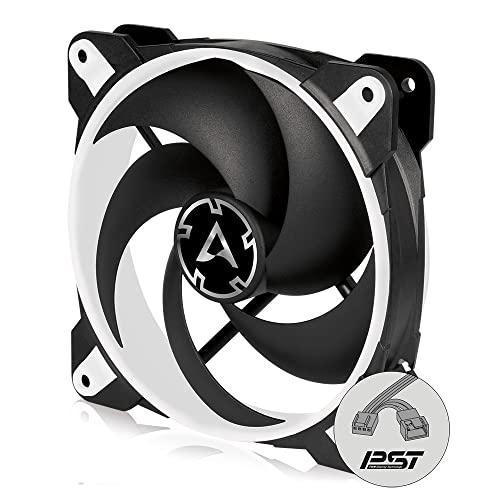 ARCTIC BioniX P120 - PC Lüfter, 120 mm Gaming Gehäuselüfter, PWM PST-Sharing-Funktion, Optimiert für statischen Druck, Kühler, RPM synchron, 200-2100 rpm - Weiß von ARCTIC