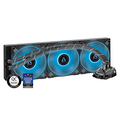 ARCTIC Liquid Freezer II 420 RGB - Multi-kompatibler All-in-One CPU AIO Wasserkühler mit RGB, effiziente PWM-gesteuerte Pumpe, Lüftergeschwindigkeit: 200-1900 RPM, LGA1700 kompatibel ARCTIC Liquid Freezer II 420 RGB - Multi-kompatibler All-in-One CPU AIO Wasserkühler mit RGB, effiziente PWM-gesteuerte Pumpe, Lüftergeschwindigkeit: 200-1900 RPM, LGA1700 kompatibel von ARCTIC