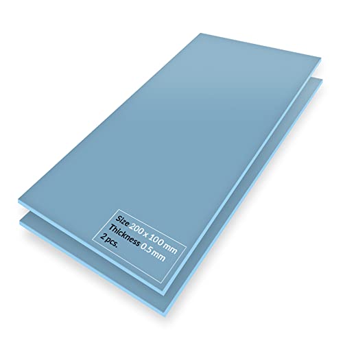 ARCTIC TP-3 Wärmeleitpad: Premium Performance Thermal Pad, 200 x 100 x 0,5 mm (2 Stück) - Hohe Leistung, besonders weich, idealer Gap-Filler, Überbrückung von Unebenheiten, sichere Anwendung von ARCTIC