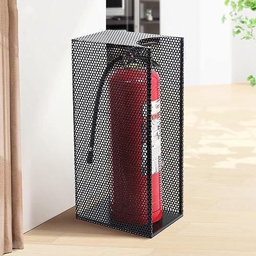 ARCVOX Einzelne Feuerlöscherbox Fasst 1-8kg, Wandberg-Feuerlöscherhalter, Feuerlöscherschrank im Freien, Bodenstehender Feuerlöscherkoffer von ARCVOX