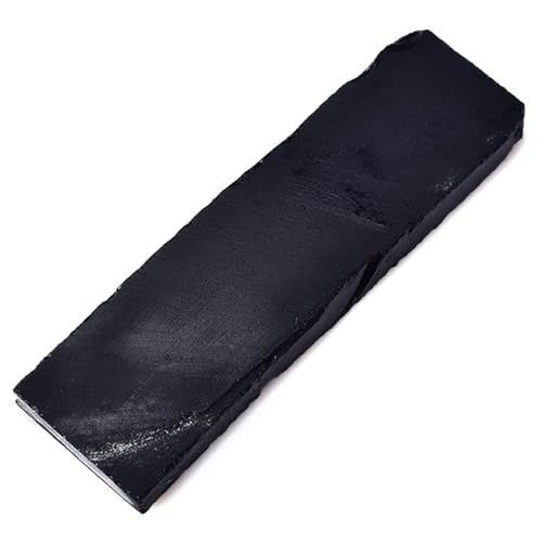 Steinzeit-Werkzeugkasten, Feuersteinschlag-Set, Druckflocker und Kupferbopper, Obsidian-Handwerkswerkzeuge Obsidianplatten, Werkzeug für Profis und Anfänger (Color : 20cm) von ARCVOX