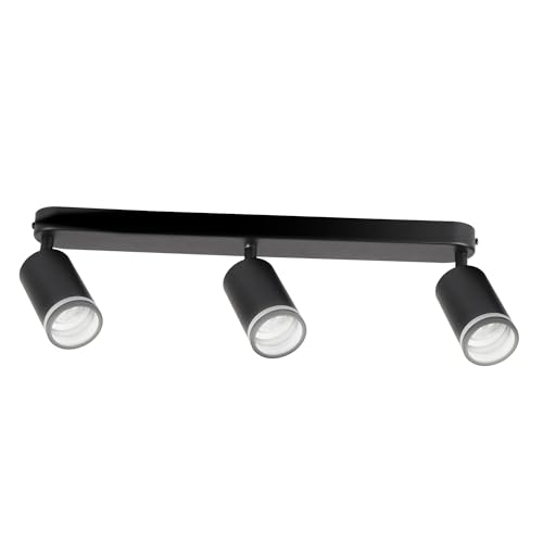ARCYN Moderne LED Deckenlampe, 3-flammige schwenkbare Deckenleuchte in Schwarz, Lampe für Wohnzimmer, Küche, Schlafzimmer, Flur, GU10 Deckenspot, ohne Leuchtmittel ARCYN Moderne LED Deckenlampe, 3-flammige schwenkbare Deckenleuchte in Schwarz, Lampe für Wohnzimmer, Küche, Schlafzimmer, Flur, GU10 Deckenspot, ohne Leuchtmittel von ARCYN