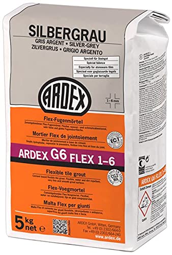 ARDEX G6 FLEX1-6 Flex-Fugenmörtel 5kg silbergrau von ARDEX GmbH