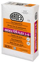 Ardex G6 Flex-Fugenmörtel 5 kg silbergrau, 1-6mm lange verarbeitbar von ARDEX
