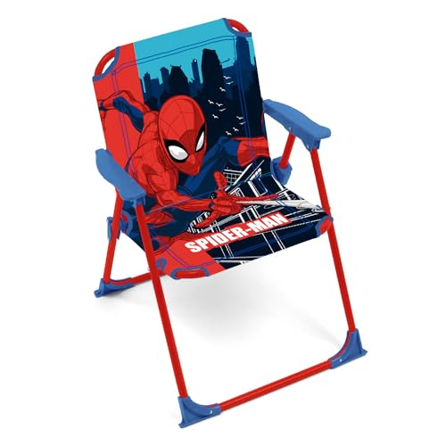 ARDITEX Marvel Spiderman Klappstuhl mit Armlehnen, 38 x 32 x 53 cm, geeignet für Garten, Camping, Strand oder Berge, ideal für Jungen und Mädchen. ARDITEX Marvel Spiderman Klappstuhl mit Armlehnen, 38 x 32 x 53 cm, geeignet für Garten, Camping, Strand oder Berge, ideal für Jungen und Mädchen. von ARDITEX