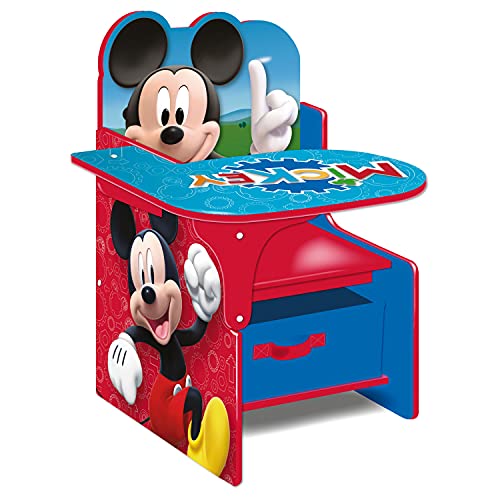 ARDITEX Mickey Mouse Holzstuhl Schreibtisch mit Aufbewahrungskorb von Nixy Children, Einheitsgröße, WD14175 ARDITEX Mickey Mouse Holzstuhl Schreibtisch mit Aufbewahrungskorb von Nixy Children, Einheitsgröße, WD14175 von ARDITEX