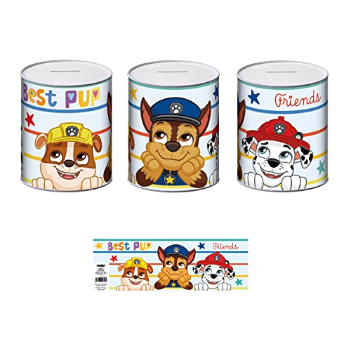 Spardose – Paw Patrol – Größe M – 10 x 10 x 12 cm von ARDITEX