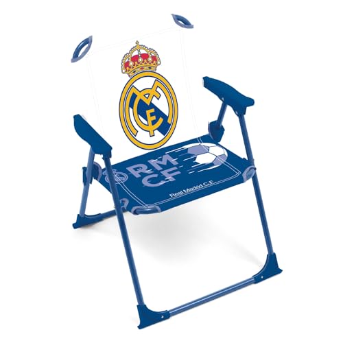 ARDITEX Klappstuhl mit Armlehnen von Real Madrid, 38 x 32 x 53 cm, geeignet für Garten, Camping, Strand oder Berge, ideal für Jungen und Mädchen. ARDITEX Klappstuhl mit Armlehnen von Real Madrid, 38 x 32 x 53 cm, geeignet für Garten, Camping, Strand oder Berge, ideal für Jungen und Mädchen. von ARDITEX