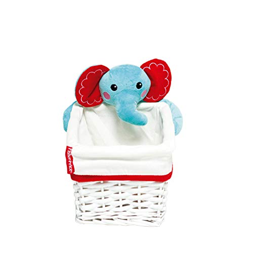 Arditex fp10078 Aufbewahrungsbox aus Weide, Design Elefant von ARDITEX