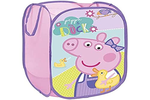 ARDITEX Peppa-Storage Abfalleimer, 36 x 36 x 58 cm, Polyester, Pink, Größe M von ARDITEX