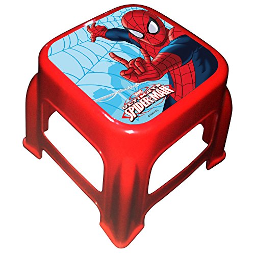 Spiderman 707978 Hocker Tritthocker Kunststoff rot/blau 21 x 27 x 27 cm von ARDITEX