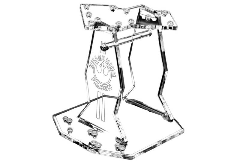 AREA17 Standfuß Acryl Display Stand für LEGO 75105 Millennium Falcon (zum selbst zusammenbauen), 100% Made in Germany von AREA17