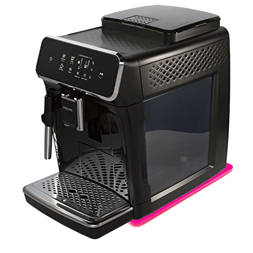 Acryl Gleitbrett | pink | 32x25cm für Philips Kaffeevollautomaten Serie 800 | 1200 | 2200 | 3000 | 3100 | 3200 | 4300 | 5000 | 5400 hochwertige Teflongleiter für müheloses Verschieben von AREA17