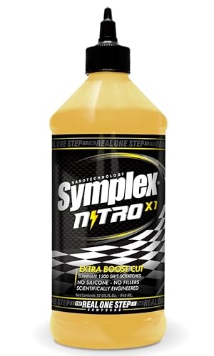 Real One Step 3-in-1-Politur für Auto/Motorrad, ohne Silikon, entfernt Kratzer, hinterlässt keine Flecken, Schneiden, Nivellieren und Versiegeln mit hohem Glanz (NITRO X1, 948, milliliter) Real One Step 3-in-1-Politur für Auto/Motorrad, ohne Silikon, entfernt Kratzer, hinterlässt keine Flecken, Schneiden, Nivellieren und Versiegeln mit hohem Glanz (NITRO X1, 948, milliliter) von AREABOXES