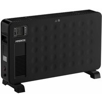Tragbarer Konvektor 2300 w Heizgerät Heizkörper Heizung Elektro-Heizer Schwarz - Arebos von AREBOS