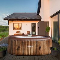AREBOS Whirlpool Aufblasbar In- & Outdoor 190x120 cm oval 2 Personen 90 Massagedüsen mit Heizung 550 Liter Inkl. Abdeckung Bubble Spa & Wellness AREBOS Whirlpool Aufblasbar In- & Outdoor 190x120 cm oval 2 Personen 90 Massagedüsen mit Heizung 550 Liter Inkl. Abdeckung Bubble Spa & Wellness von AREBOS