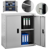 Aktenschrank Büroschrank Lagerschrank Materialschrank Stahlschrank Grau - Arebos Aktenschrank Büroschrank Lagerschrank Materialschrank Stahlschrank Grau - Arebos von AREBOS