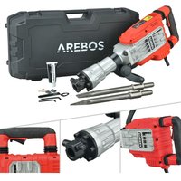 Arebos - Abbruchhammer Stemmhammer Bohrhammer Elektrisch Meißel 1700W inklusive Koffer Arebos - Abbruchhammer Stemmhammer Bohrhammer Elektrisch Meißel 1700W inklusive Koffer von AREBOS