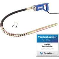 Arebos - Betonrüttler 800W 1,5 m Rüttelflasche Handrüttler Innenrüttler Flaschenrüttler Arebos - Betonrüttler 800W 1,5 m Rüttelflasche Handrüttler Innenrüttler Flaschenrüttler von AREBOS