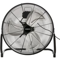 Arebos - Bodenventilator 50 cm Windmaschine Ventilator 3 Geschwindigkeitsstufen hoher Luftdurchsatz einstellbarer Neigungswinkel Schwarz von AREBOS