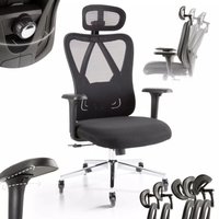 Arebos - Bürostuhl Ergonomisch Schreibtischstuhl mit Verstellbarer Kopfstütze Arebos - Bürostuhl Ergonomisch Schreibtischstuhl mit Verstellbarer Kopfstütze von AREBOS