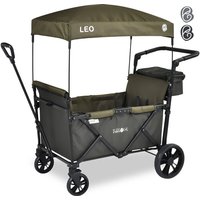 Arebos - FableKids Bollerwagen Leo X2Lite mit Dach 2 Sitzplätze Faltbarer Transportwagen Hecktasche 5-Punkt-Gurt 360° Räder Fußbremse Arebos - FableKids Bollerwagen Leo X2Lite mit Dach 2 Sitzplätze Faltbarer Transportwagen Hecktasche 5-Punkt-Gurt 360° Räder Fußbremse von AREBOS