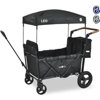 FableKids Bollerwagen Leo X2Plus mit Dach 2 Sitzplätze Faltbarer Transportwagen XXL-Hecktasche 5-Punkt-Gurt 360° Offroad Räder Fußbremse Oxford 600D FableKids Bollerwagen Leo X2Plus mit Dach 2 Sitzplätze Faltbarer Transportwagen XXL-Hecktasche 5-Punkt-Gurt 360° Offroad Räder Fußbremse Oxford 600D von AREBOS