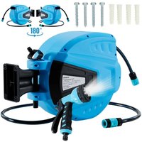 Arebos - Gartenschlauchaufroller Gartenschlauch Wasserschlauch Blau 30 m von AREBOS